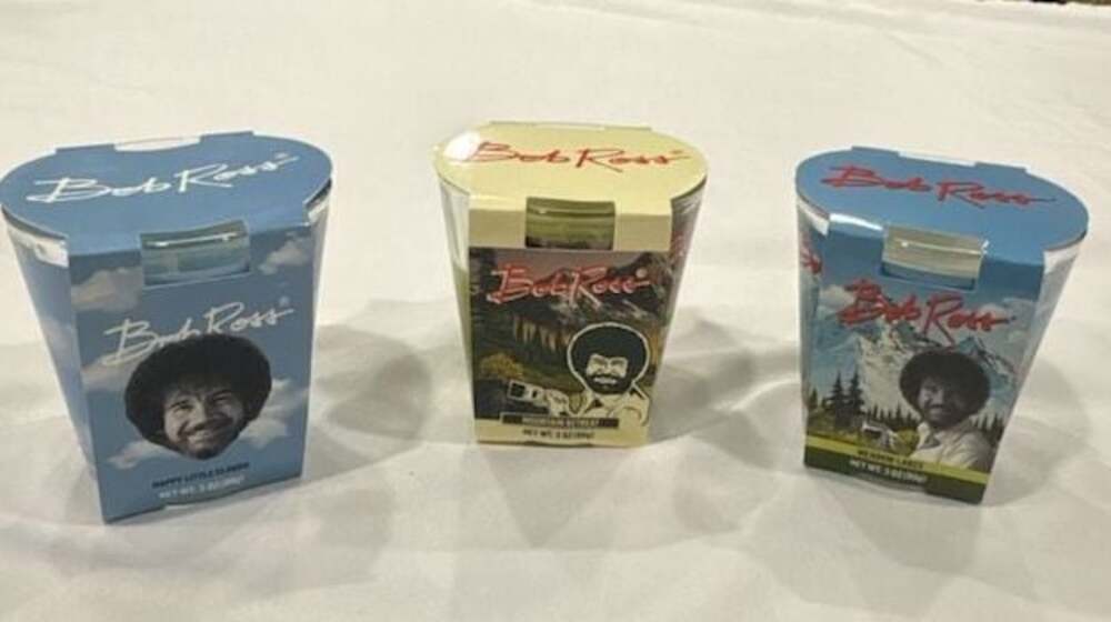 Bob Ross 3-Pack Scented Air Freshener Candles